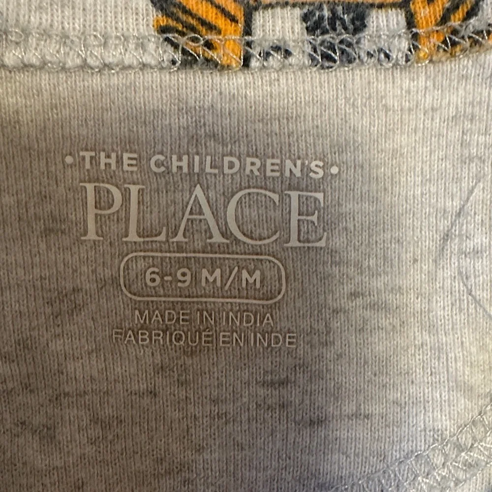 The Children's Place Gray Animal Print One-Piece